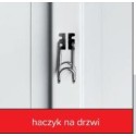 Szafa gospodarcza MD 1 SZM-SS - haczyk na drzwiach, zbliżenie
