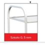 Stolik medyczny, proceduralny MD SP 3G Krajowy Magazyn i zaplecze - 4store.pl
