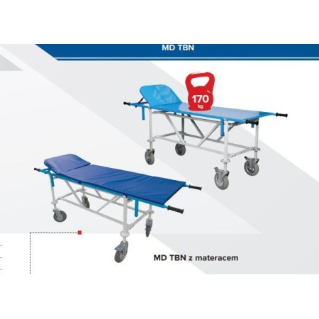 Wózek do przewozu chorych MD TBN Krajowy Magazyn i zaplecze - 4store.pl