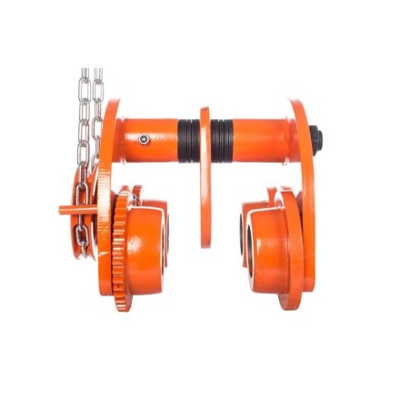 Wózek jezdny ręczny do wciągników z napędem łańcuchowym GCL 5T 3M Krajowy Wciągarki i sciągacze - 4store.pl