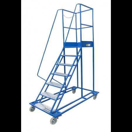 Pomost magazynowy, podest, drabina jezdna, WGP, 6 stopni Agromech Drabiny, podesty, schodki - 4store.pl