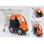Wózek sklepowy dziecięcy, samochodzik dziecięcy KID-CAR 3 Damix Wózki z tworzywa - 4store.pl