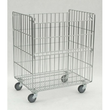 Wózek, kontener KK-1015x800x600 - cynk Damix Urządzenia magazynowe - 4store.pl