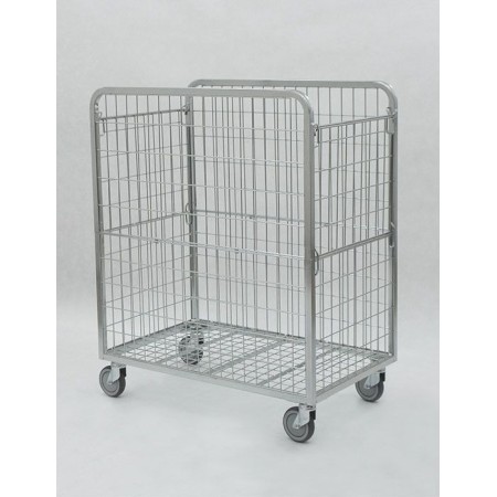 Wózek, kontener na kartony 600x1000 H1200- cynk galwaniczny Damix Urządzenia magazynowe - 4store.pl