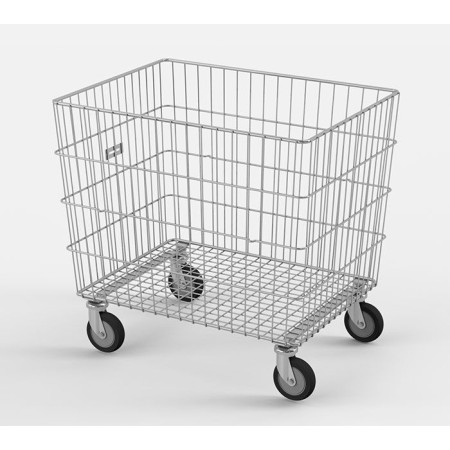 Wózek magazynowy z koszem 800x600 H600 na kołach Damix Urządzenia magazynowe - 4store.pl