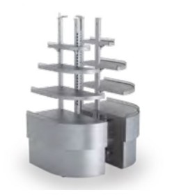 Regał narożny 90° Igloo LUNA 1440 neutralny prawy