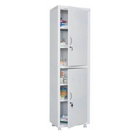 Szafa medyczna jednoskrzydłowa MD 1 1657 SS Krajowy Magazyn i zaplecze - 4store.pl