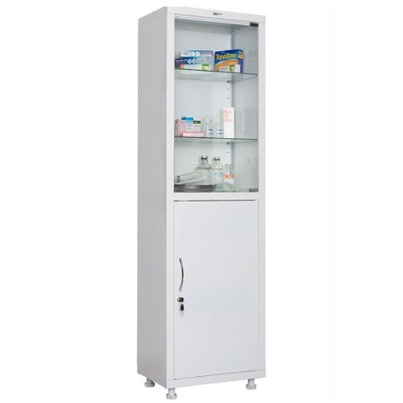Szafa medyczna jednoskrzydłowa MD 1 1657 SG Krajowy Magazyn i zaplecze - 4store.pl