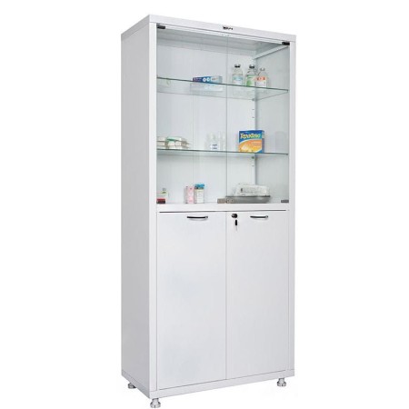 Szafa medyczna dwuskrzydłowa MD 2 1780 SG Krajowy Magazyn i zaplecze - 4store.pl