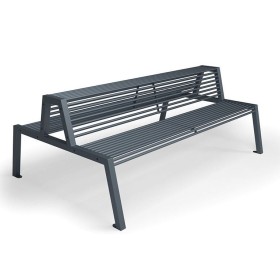 Ławka dworcowa Narcyz podwójna