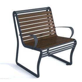 Ławka jednoosobowa Tuluza III