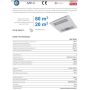 Lampa przepływowa UV-C 50W, 20 mkw, kasetonowa, Sterylis Light Air 60 Krajowy Sprzęt i środki ochrony przed Koronawirusem - 4sto