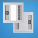 Lampa przepływowa UV-C 50W z lampą LED 30W, mikropryzmatyczny klosz, kasetonowa, Sterylis Light Air +60