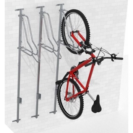 Wieszak na rowery Lift - 3 Premium, 3 stanowiska Krajowy Stojaki na rowery - 4store.pl