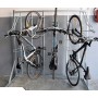 Wieszak na rowery Lift - 12 Premium, 12 stanowisk, z konstrukcją i koluchami Krajowy Stojaki na rowery - 4store.pl