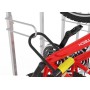 Wieszak na rowery Lift - 12 Premium, 12 stanowisk, z konstrukcją i koluchami Krajowy Stojaki na rowery - 4store.pl