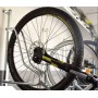 Wieszak na rowery Lift - 18 Premium, 18 stanowisk, z konstrukcją i koluchami Krajowy Stojaki na rowery - 4store.pl