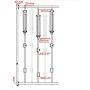 Wieszak na rowery Lift - 24 Premium, 24 stanowiska, obustronny, z konstrukcją i koluchami Krajowy Stojaki na rowery - 4store.pl