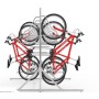 Wieszak na rowery Lift - 48 Premium, 48 stanowisk, obustronny, z konstrukcją i koluchami Krajowy Stojaki na rowery - 4store.pl