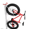 Wieszak na rower Lift-1 Premium Fat Bike - rower fat bike zawieszony pionowo na ścianie