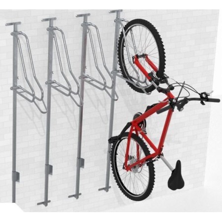 Wieszak na rowery Lift - 4 Premium, 4 stanowiska Krajowy Stojaki na rowery - 4store.pl