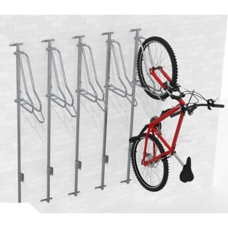 Wieszak na rowery Lift - 5 Premium, 5 stanowisk Krajowy Stojaki na rowery - 4store.pl