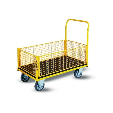 Wózek platformowy osiatkowany 600 kg koła typu NEK Ø160 WRN2-060/28B ZAKREM Wózki platformowe - 4store.pl