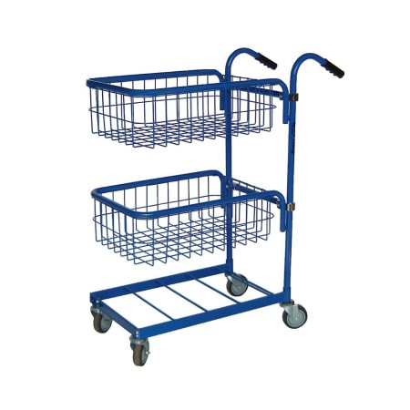 Wózek platformowy osiatkowany 120 kg koła Ø100 WRN2-012/344 ZAKREM Wózki platformowe - 4store.pl