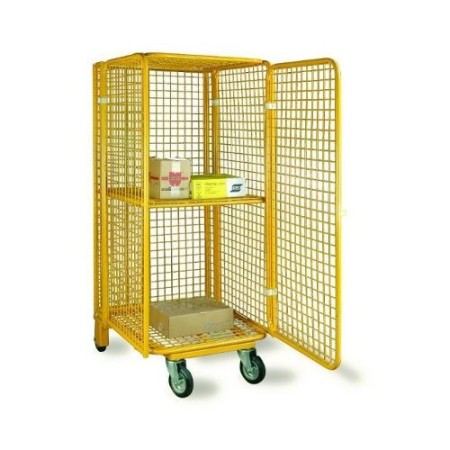 Wózek platformowy kontenerowy 450 kg koła Ø160 WRN2-050/29 + 2 hamulce ZAKREM Wózki platformowe - 4store.pl
