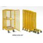 Wózek platformowy kontenerowy 450 kg koła Ø160 WRN2-050/29 + 2 hamulce ZAKREM Wózki platformowe - 4store.pl