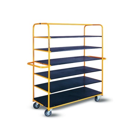 Wózek platformowy półkowy 400 kg koła typu NEK Ø125 WRN2-040/34.6 ZAKREM Wózki platformowe - 4store.pl