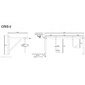 Wieszak na 2 rowery CRIS-2 Krajowy Stojaki na rowery - 4store.pl