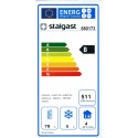 Szafa chłodnicza 130 l, biała - etykieta energetyczna klasy B, 511 kWh rocznie
