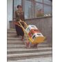 Wózek taczkowy do transportu na schodach 150 kg koła Ø160 WRN1-015/59 ZAKREM Wózki spawalnicze i do beczek - 4store.pl