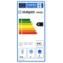 Szafa chłodnicza 600 l biała - etykieta energetyczna klasy C, 683 kWh rocznie