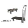 Wózek platformowy do uniwersalnych zastosowań 100 kg koła TPR standard Ø125 WRN2-010/02.1 ZAKREM Wózki platformowe - 4store.pl