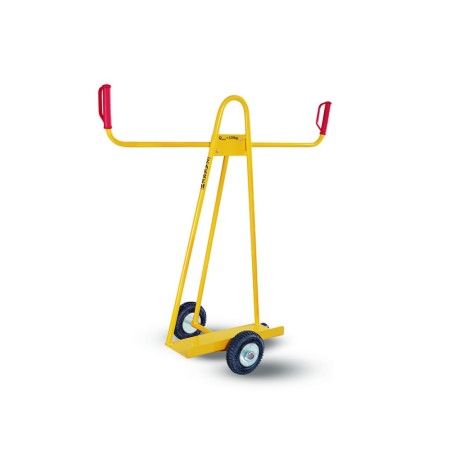 Wózek platformowy specjalny, wózek do płyt  400 kg, koła Ø260 PN WRN8-040/82 ZAKREM Wózki platformowe - 4store.pl