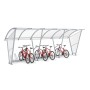 Wiata rowerowa "Świt "ściany boczne, na 15 rowerów, 630 cm Kra03 wiaty wózkowe i rowerowe - 4store.pl