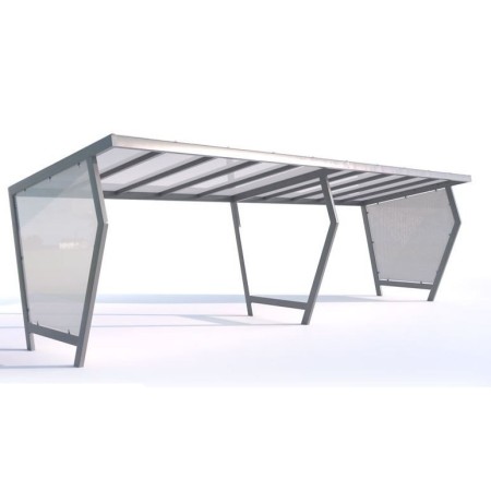 Wiata rowerowa Aurora I na 15 rowerów, 630 cm Kra03 wiaty wózkowe i rowerowe - 4store.pl