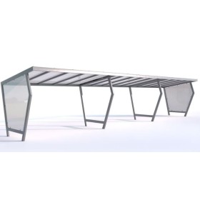 wiata na 25 rowerów/ 1050-1078 cm|Wyposażenie sklepów i instytucji  - Kreuj swój biznes z 4store.pl