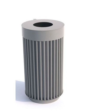 Kosz na odpadki Ibis II, stal ocynkowana Kra03 Kosze na śmieci - 4store.pl