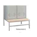 Podstawa z ławką sosna do szafy socjalnej LS 01-40/ LS 11-40D