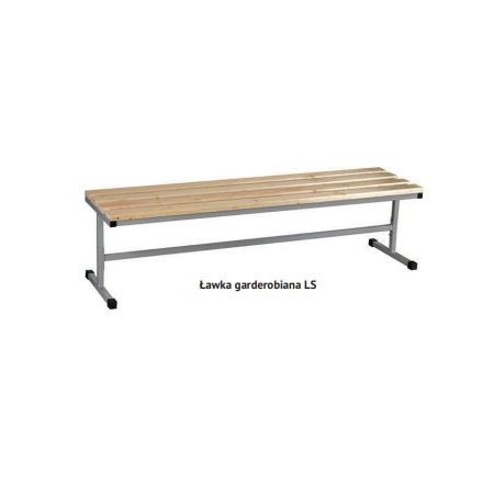 Ławka garderobiana 1500 do szaf socjalnych LS Kra06 Szafy BHP i skrytkowe - 4store.pl