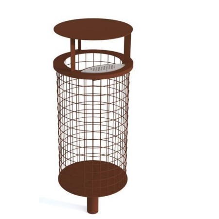 Kosz Koral II z daszkiem, na worki Kra03 Kosze do segregacji odpadów - 4store.pl