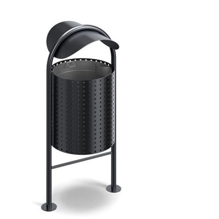 Kosz Beryl z daszkiem 60 l Kra03 Kosze do segregacji odpadów - 4store.pl