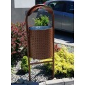 Kosz Beryl z daszkiem 60 l Kra03 Kosze do segregacji odpadów - 4store.pl