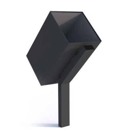 Kosz na śmieci dla rowerzystów I Kra03 Kosze do segregacji odpadów - 4store.pl