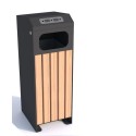 Kosz na odpadki Opałek II 80 l Kra03 Kosze do segregacji odpadów - 4store.pl