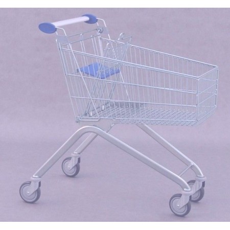Wózek sklepowy z siedziskiem dla dziecka, Avant 106 (pojemność 101 litrów) Damix Wózki sklepowe - 4store.pl