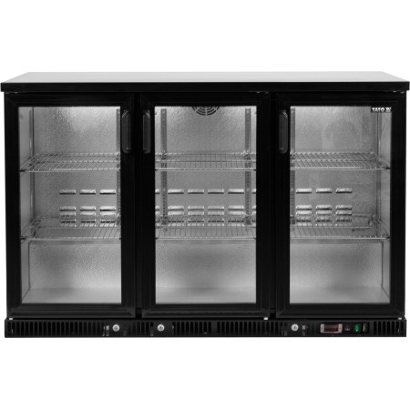 Witryna chłodnicza, chłodziarka do butelek, 3 drzwi YATO Szafy chłodnicze na napoje - 4store.pl